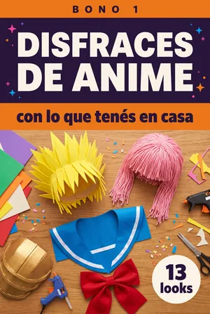 Tapa: Bono 1: Disfraces de anime con lo que tenés en casa