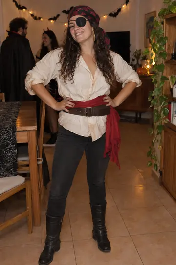 Pirata, disfraz casero