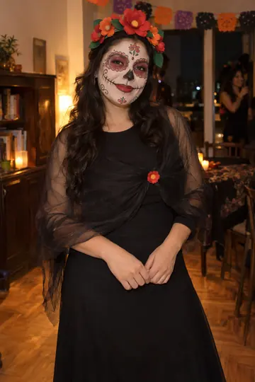 Catrina, disfraz casero