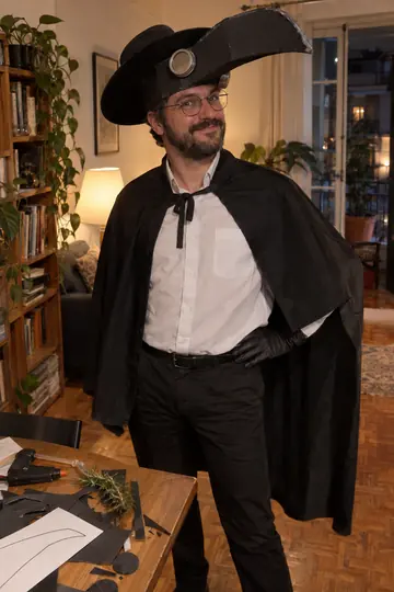 Médico de la peste, disfraz casero